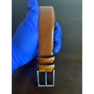 Joseph Abboud Belt Men's 38 Leather Belt Dress Casual‎ Brown Belt New